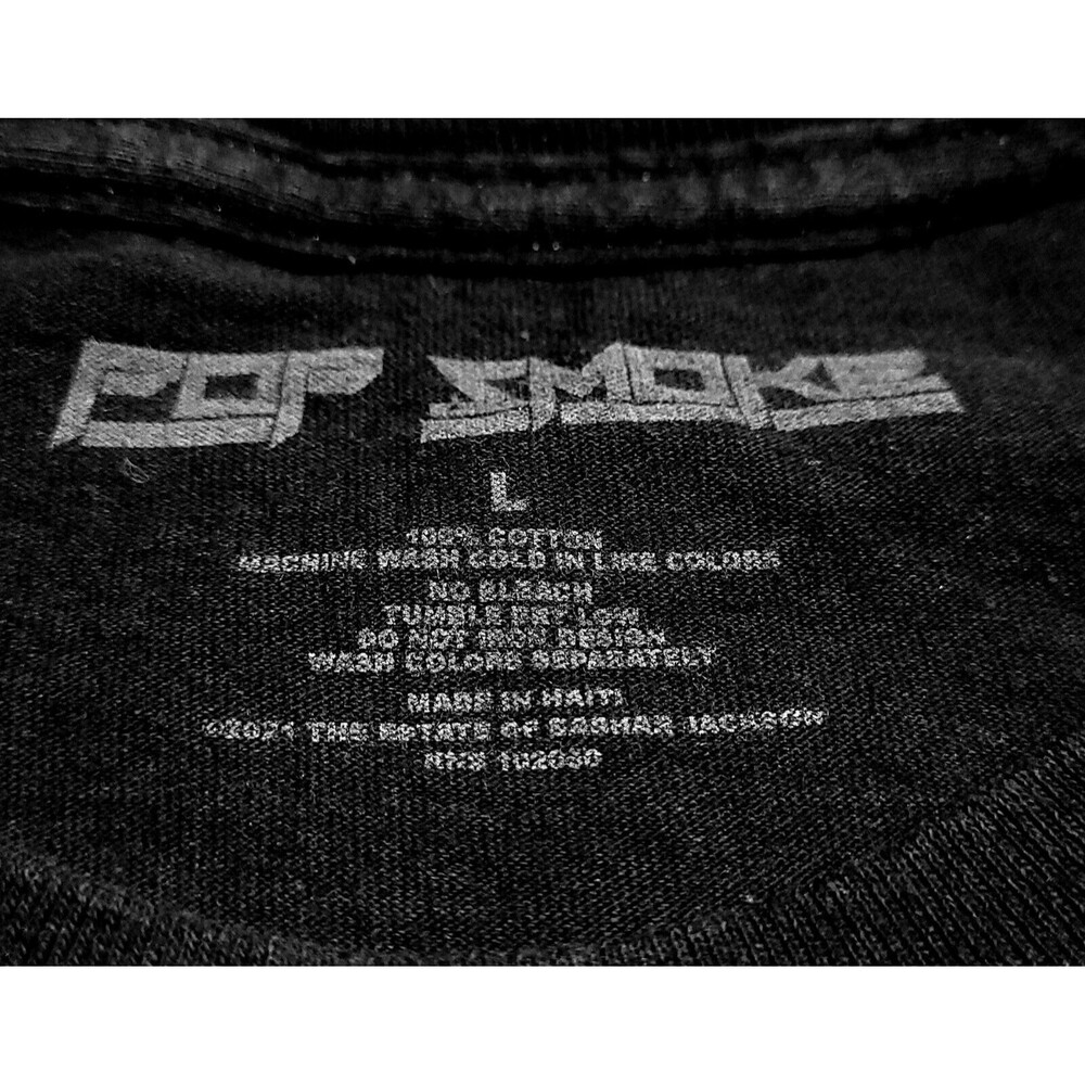 Pop Smoke Meet the Woo Shoot for the Stars Halo Tour Merch Tee L Graphic EUC - Picture 5 of 6